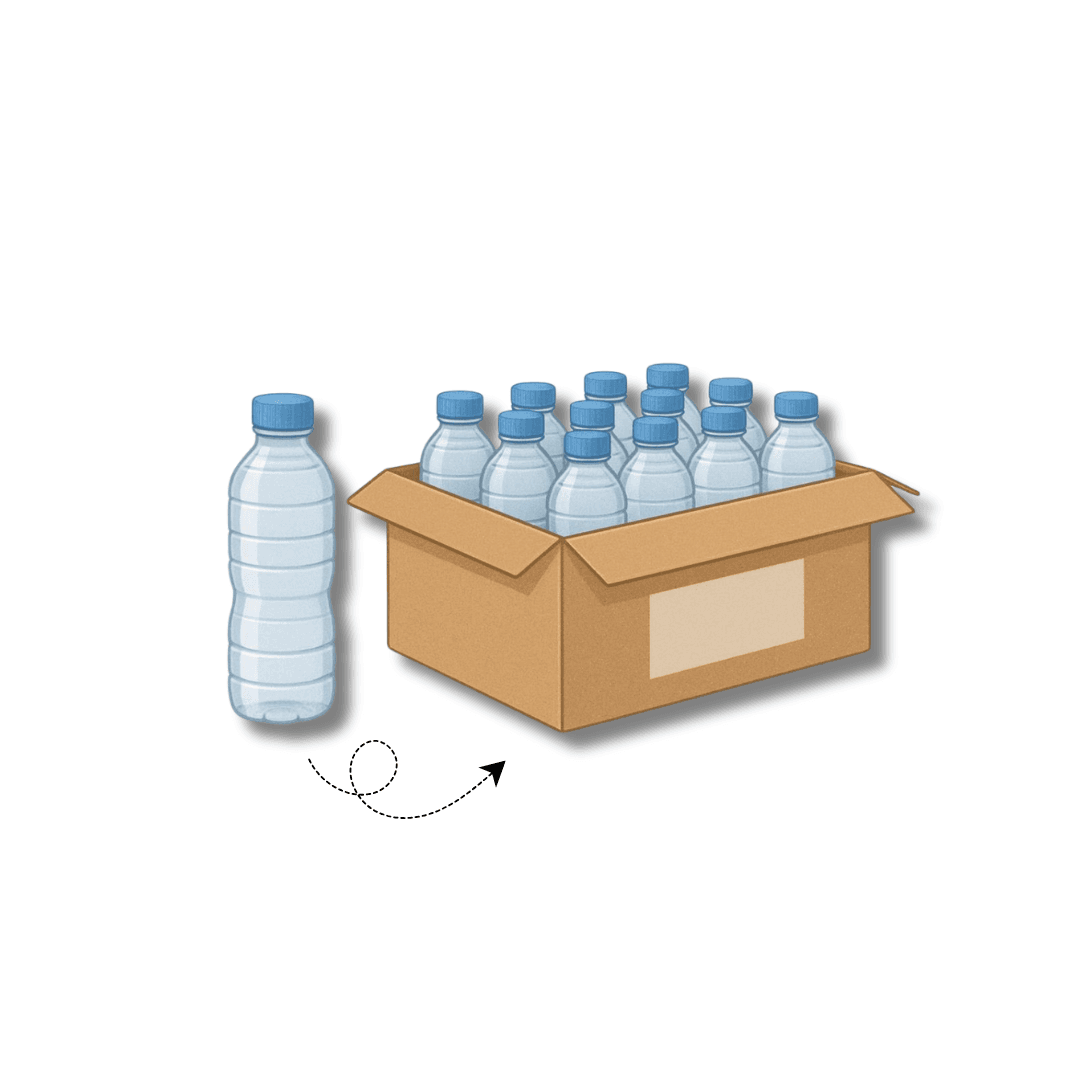 Bottle into Carton