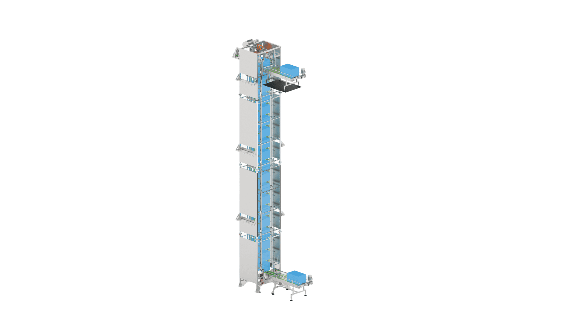 Vertical Crate Lifter