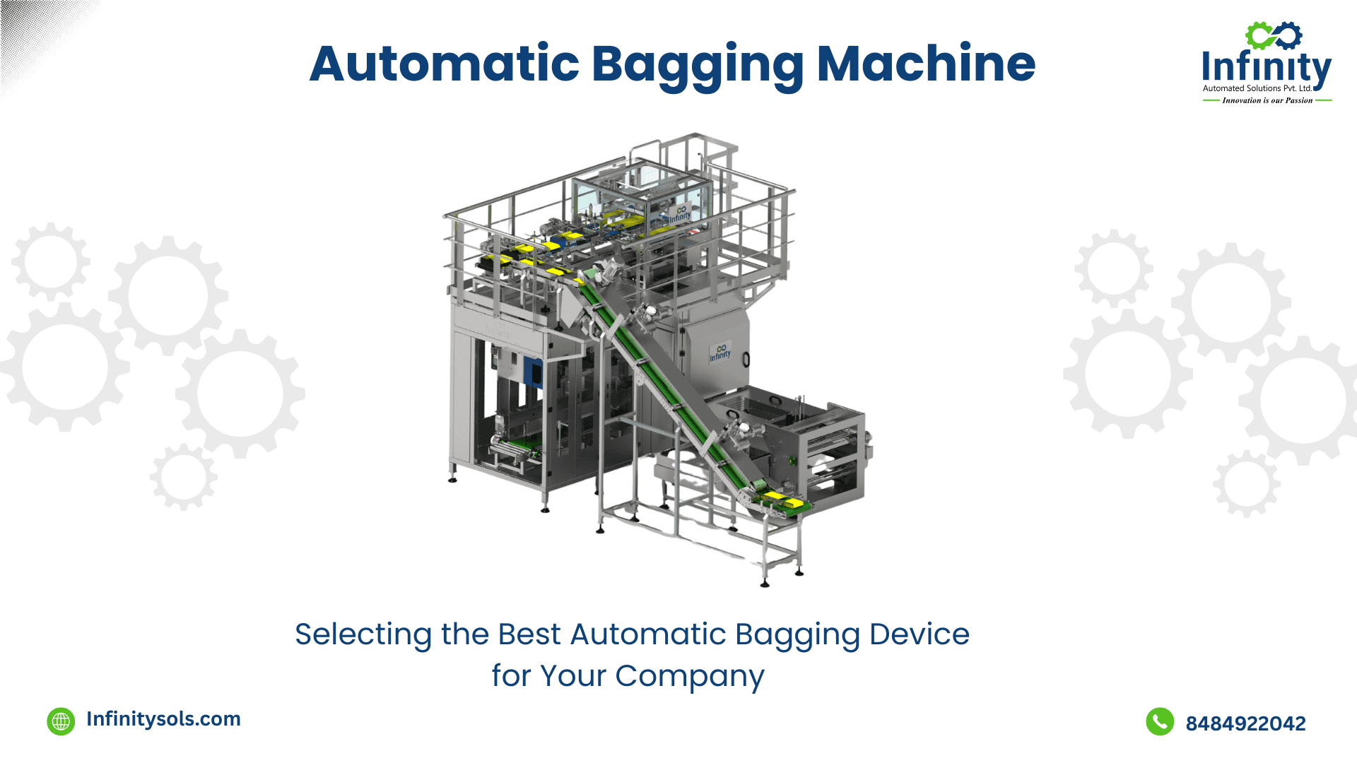 Solutions for Automatic Bag Filling and Sealing, Bulk Packaging. 