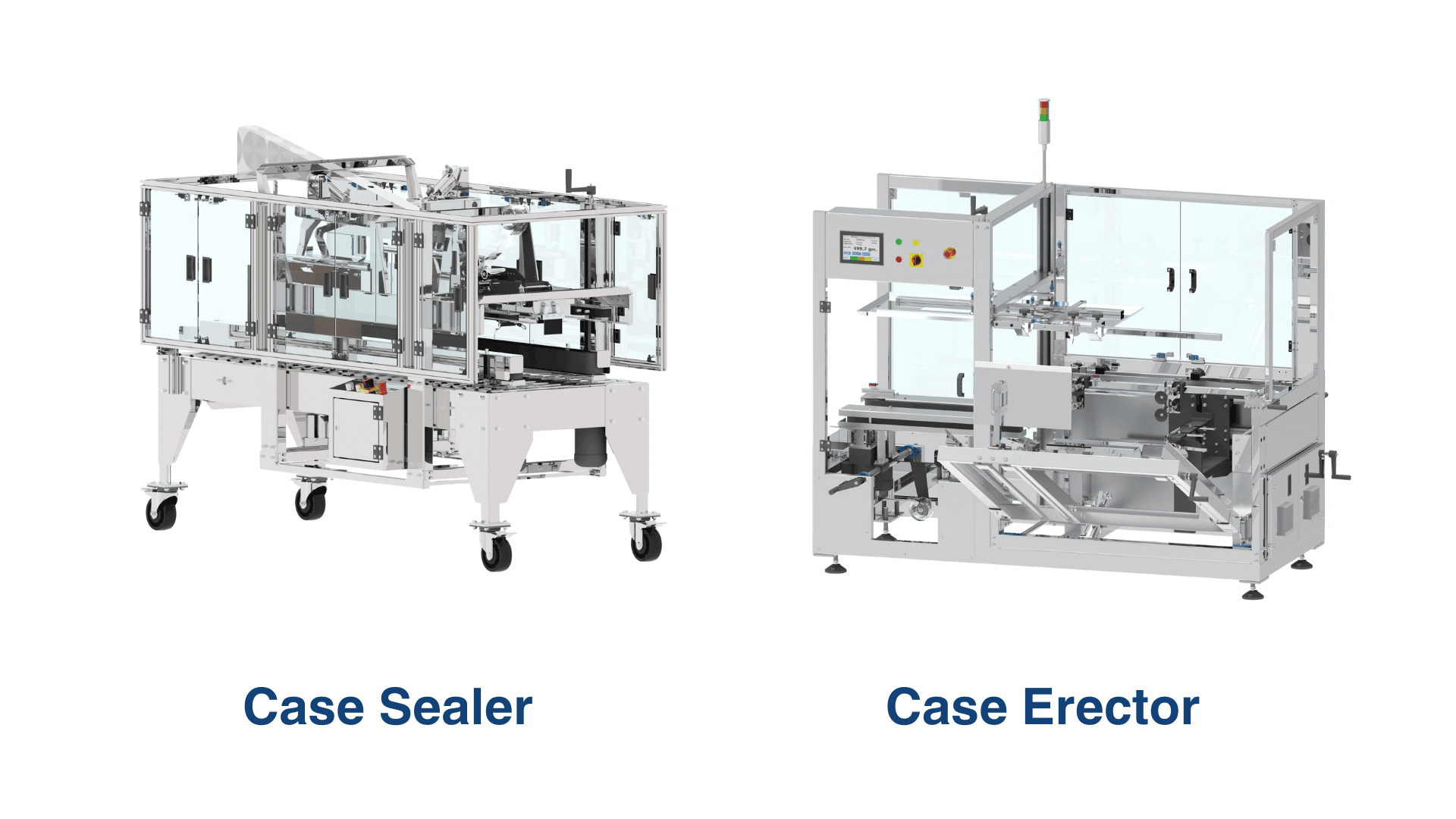 case-erector-sealer secondary packaging machine case packing fmcg manufacturing