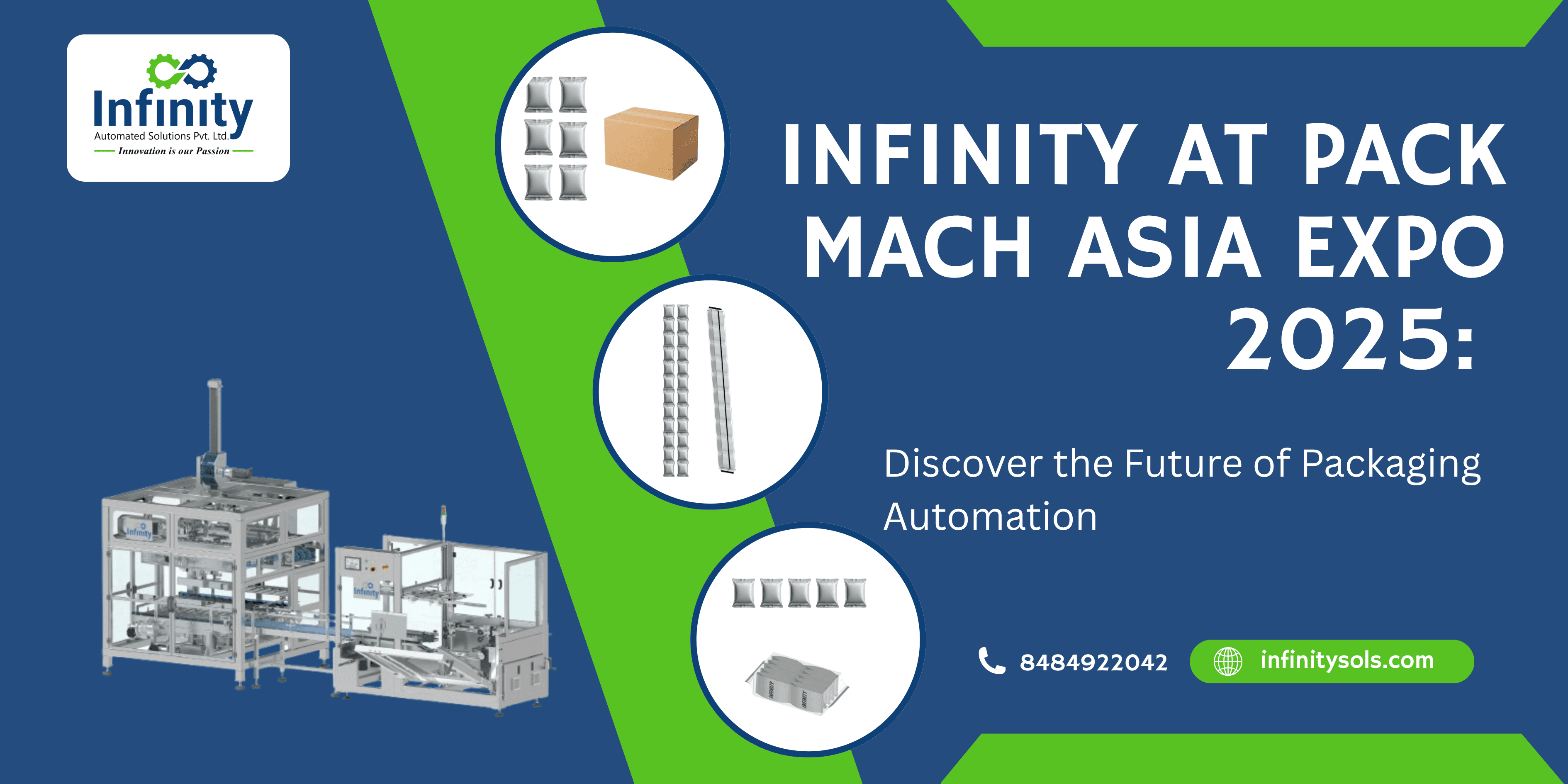 Infinity Automated Solutions at Pack Mach Exhibition 2025, Mumbai